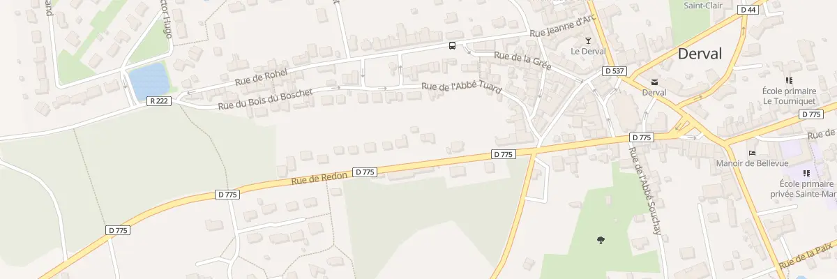 Plan du 22 Rue de Redon à Derval