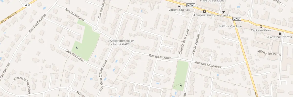 Plan du 6 Rue du Muguet à Sautron