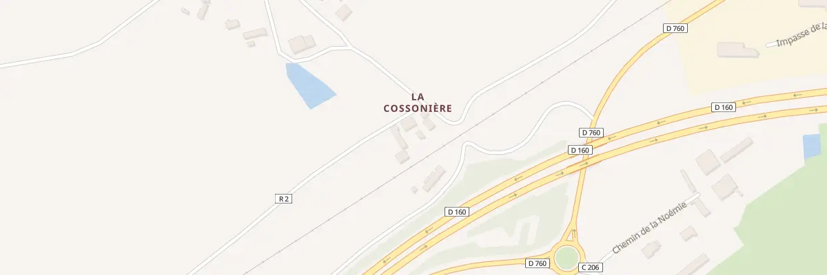 Plan du 3 La Cossonnière aux Achards