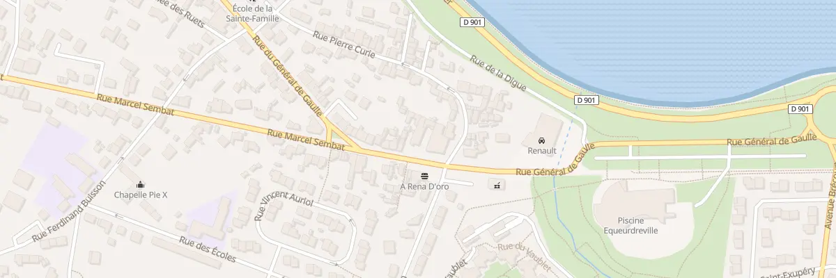 Plan du 12 Rue Gal de Gaulle Equeurdrevil à Cherbourg-en-Cotentin