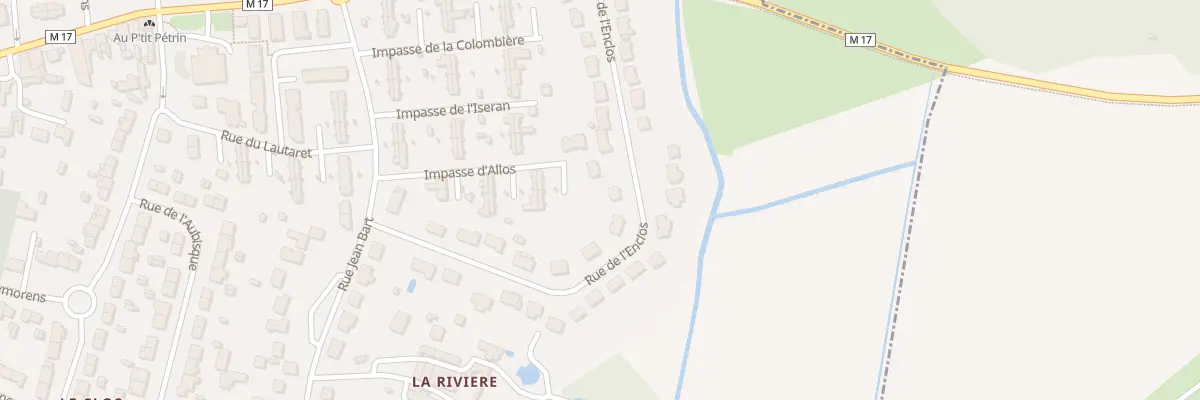 Plan du 18 Av de l’Enclos à Couëron