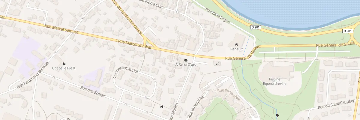 Plan du 7 Rue Gal de Gaulle Equeurdrevil à Cherbourg-en-Cotentin