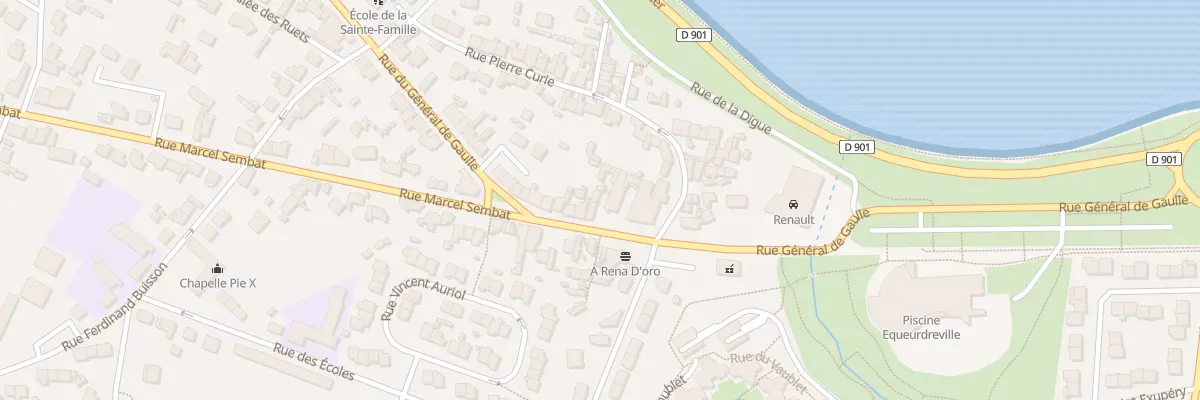 Plan du 16 Rue Gal de Gaulle Equeurdrevil à Cherbourg-en-Cotentin