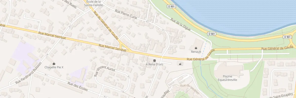 Plan du 14 Rue Gal de Gaulle Equeurdrevil à Cherbourg-en-Cotentin