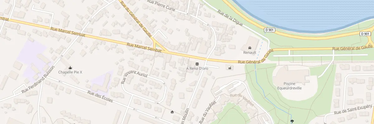 Plan du 17 Rue Gal de Gaulle Equeurdrevil à Cherbourg-en-Cotentin