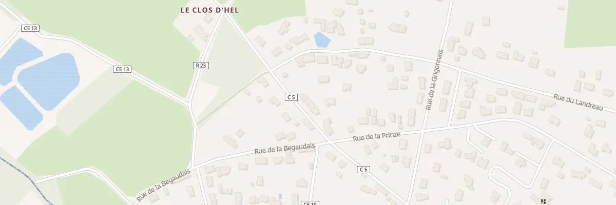 Plan du 14 Rue de Blain à La Chevallerais
