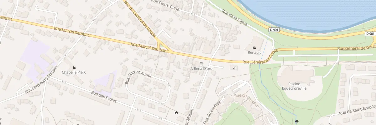 Plan du 21 Rue Gal de Gaulle Equeurdrevil à Cherbourg-en-Cotentin