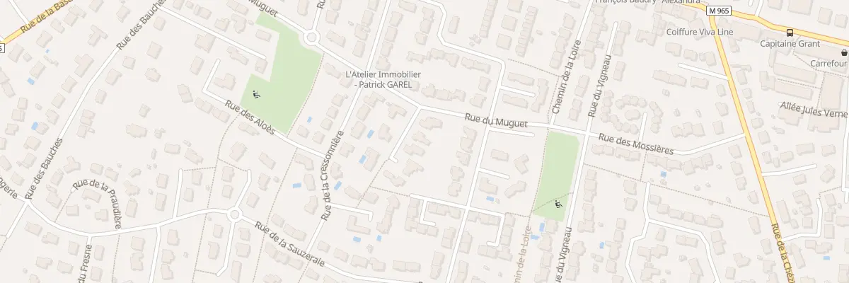 Plan du 4 Rue des Mufliers à Sautron