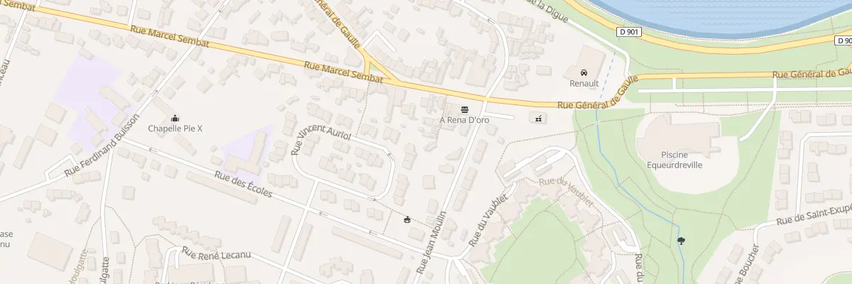Plan du 13 Rue Gal de Gaulle Equeurdrevil à Cherbourg-en-Cotentin