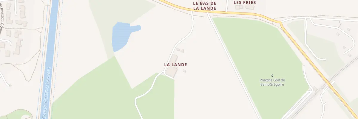 Plan du 4 De la Lande à Saint-Grégoire