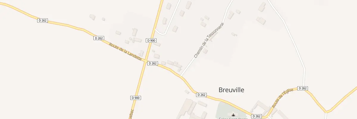 Plan du 5046 Les Fontaines Jardin et Vo à Breuville