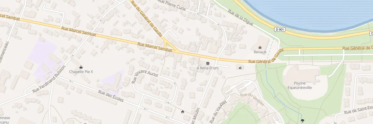 Plan du 27 Rue Gal de Gaulle Equeurdrevil à Cherbourg-en-Cotentin