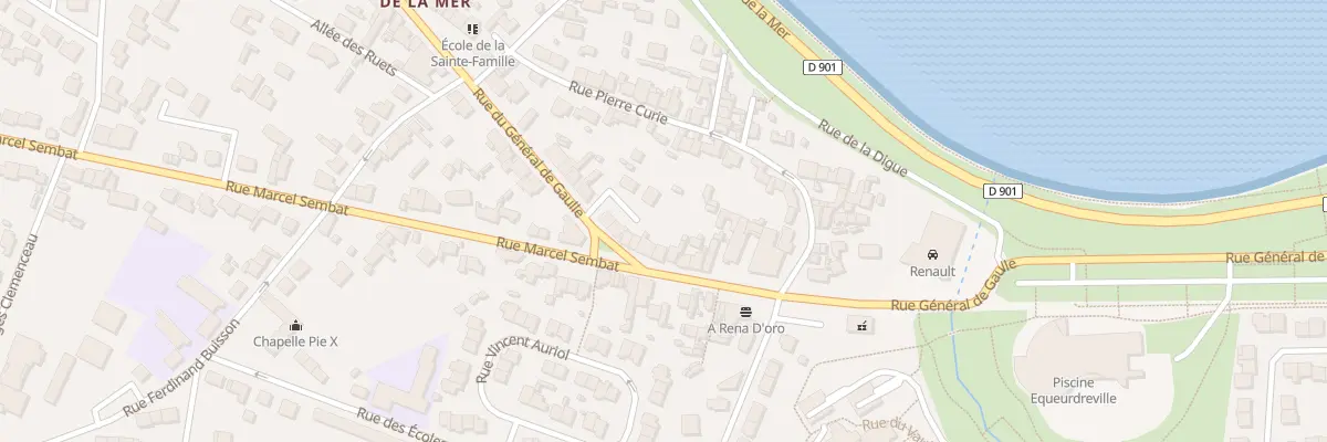 Plan du 30 Rue Gal de Gaulle Equeurdrevil à Cherbourg-en-Cotentin