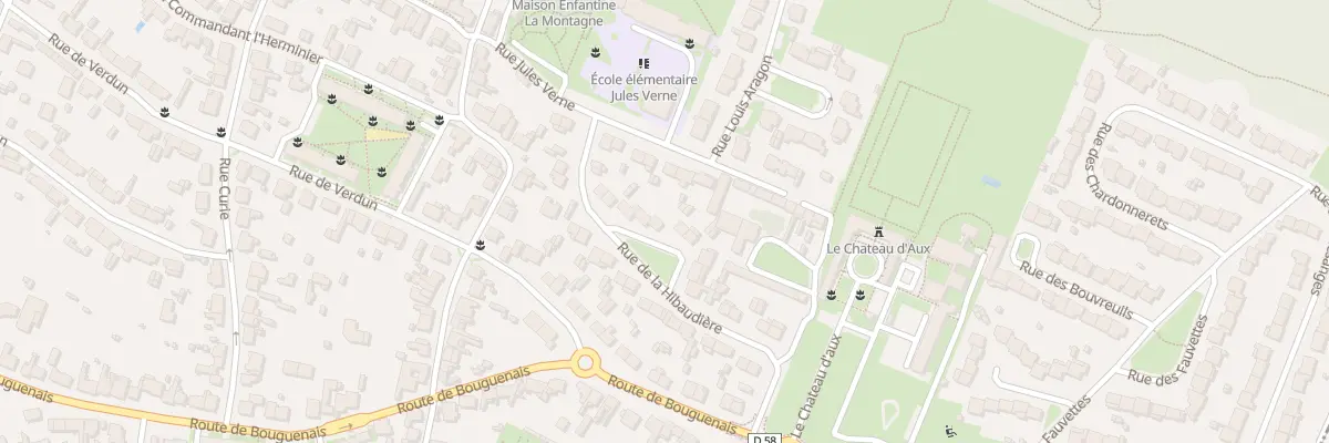 Plan du 10 Rue de la Hibaudière à La Montagne