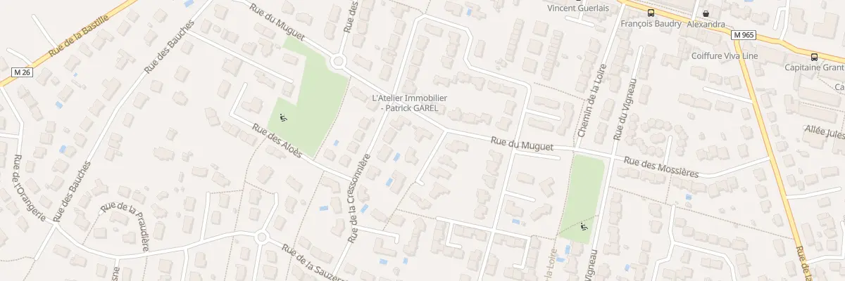 Plan du 1 Rue des Mufliers à Sautron