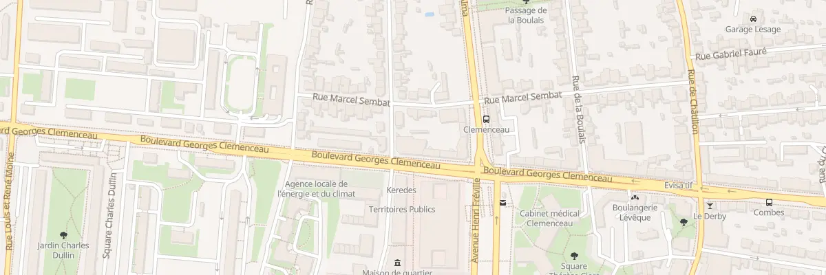 Plan du 95 Bd Georges Clemenceau à Rennes