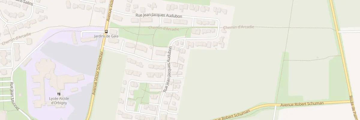 Plan du 68 Rue Jean-Jacques Audubon à Bouaye