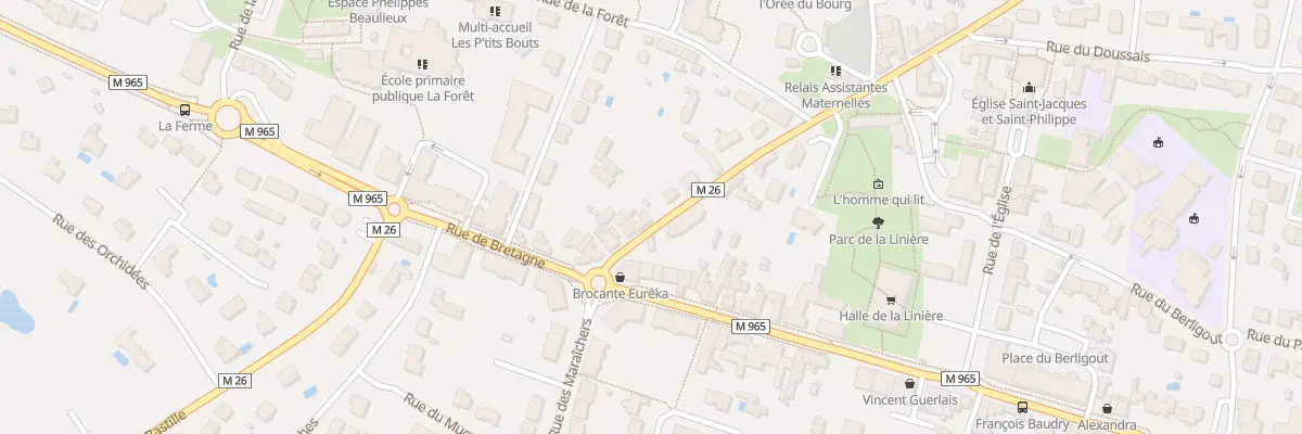 Plan du 11 Rue de la Vallée à Sautron