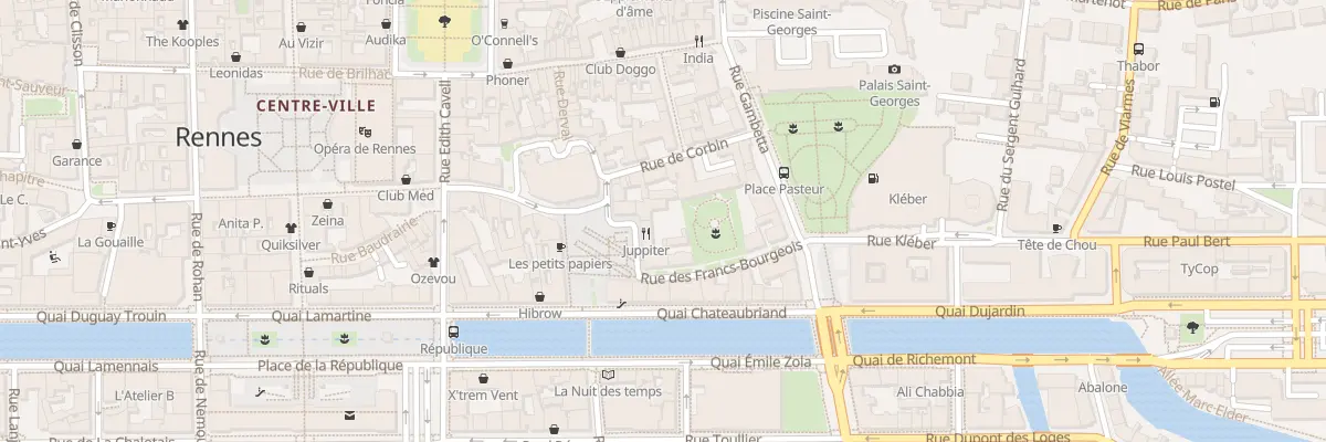 Plan du 6 Pl Saint-Germain à Rennes