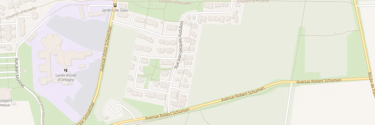 Plan du 80 Rue Jean-Jacques Audubon à Bouaye