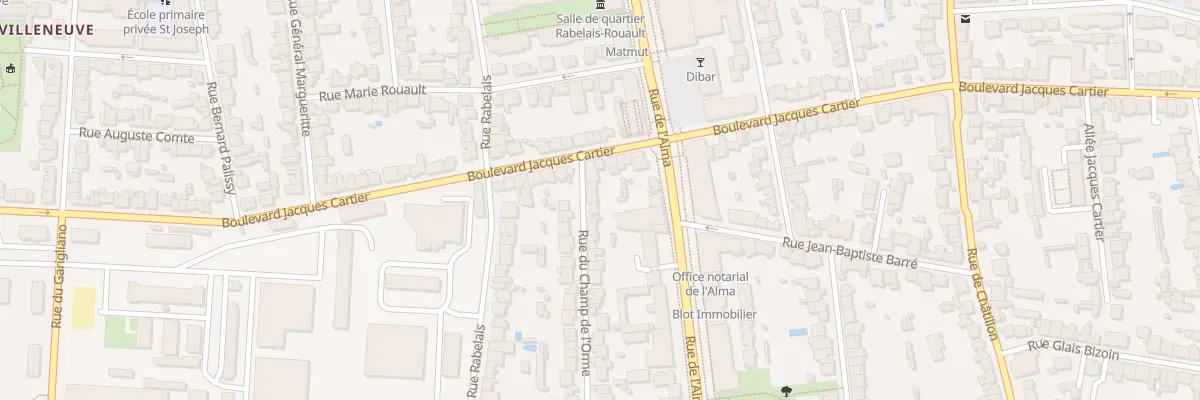 Plan du 3 Rue du Champ de l’Orme à Rennes