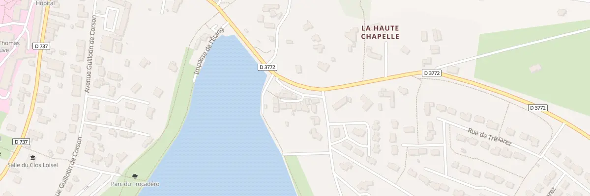 Plan du 6 Rue de la Haute Chapelle à Bain-de-Bretagne