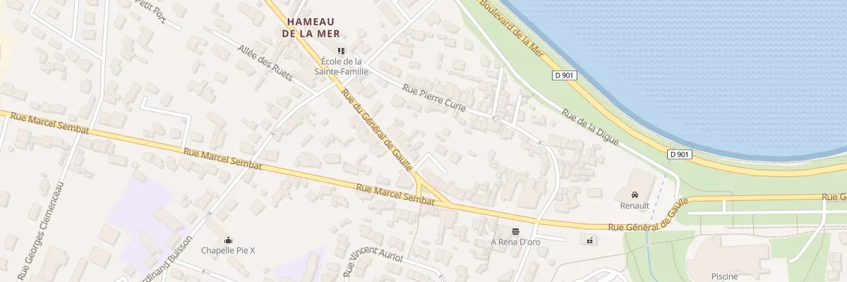 Plan du 44 Rue Gal de Gaulle Equeurdrevil à Cherbourg-en-Cotentin