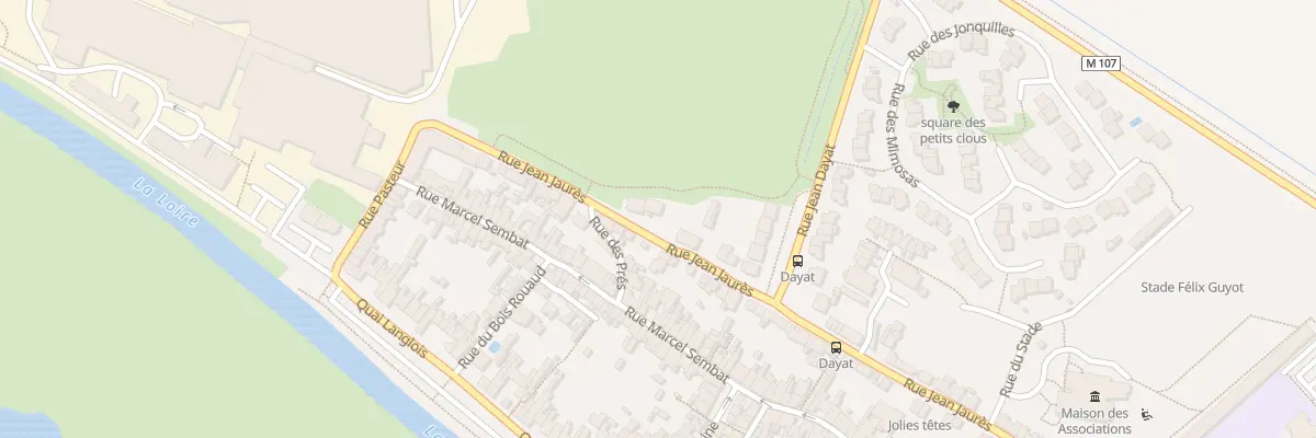 Plan du 36 Rue Jean Jaurès à Indre