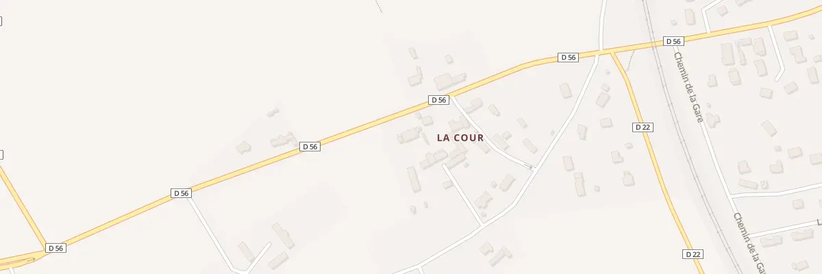 Plan du 12 Village la Cour à Couville