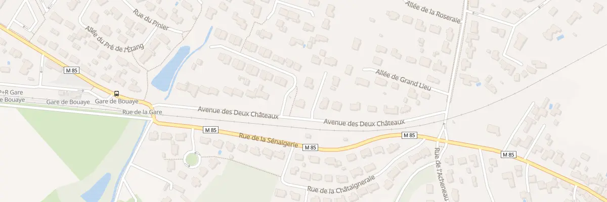 Plan du 8 Av des Deux Châteaux à Bouaye
