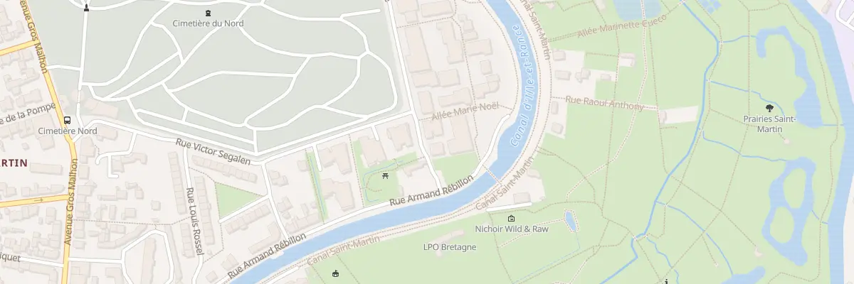 Plan du 2 All Marie Noël à Rennes