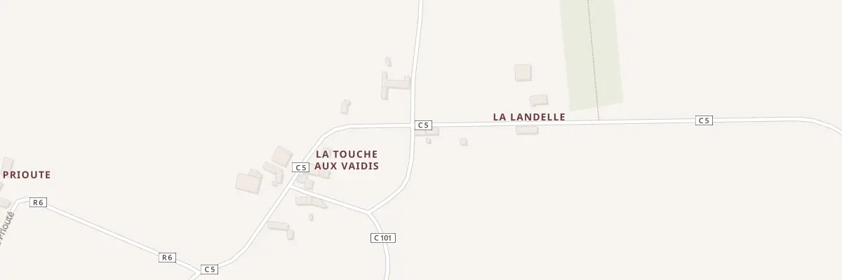 Plan du 5116 La Touche aux Vaidis à Broualan