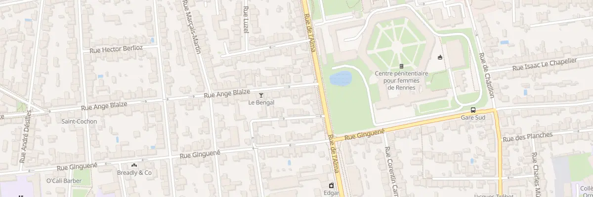 Plan du 104 Rue Ange Blaize à Rennes
