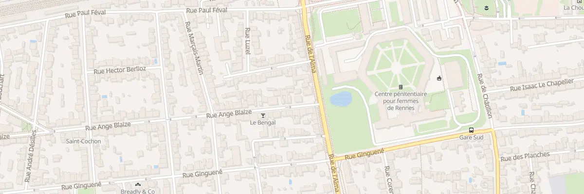 Plan du 99 Rue Ange Blaize à Rennes