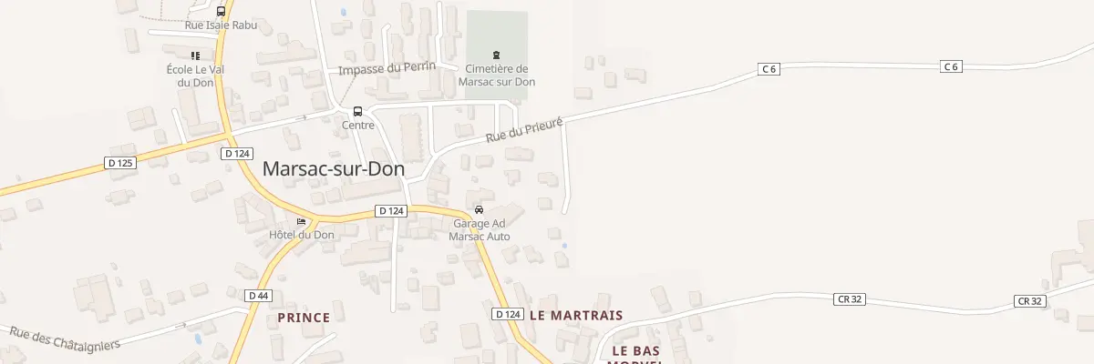 Plan du 13 Rue du Prieuré à Marsac-sur-Don