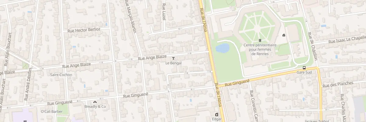 Plan du 98 Rue Ange Blaize à Rennes
