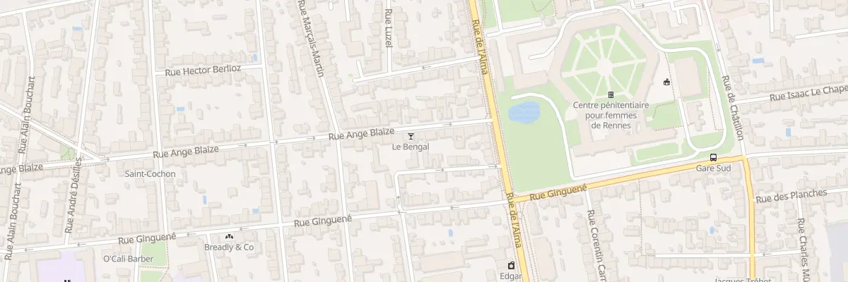 Plan du 96 Rue Ange Blaize à Rennes