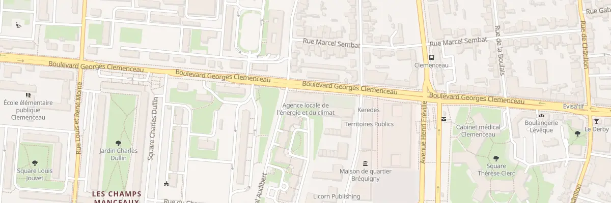 Plan du 104 Bd Georges Clemenceau à Rennes