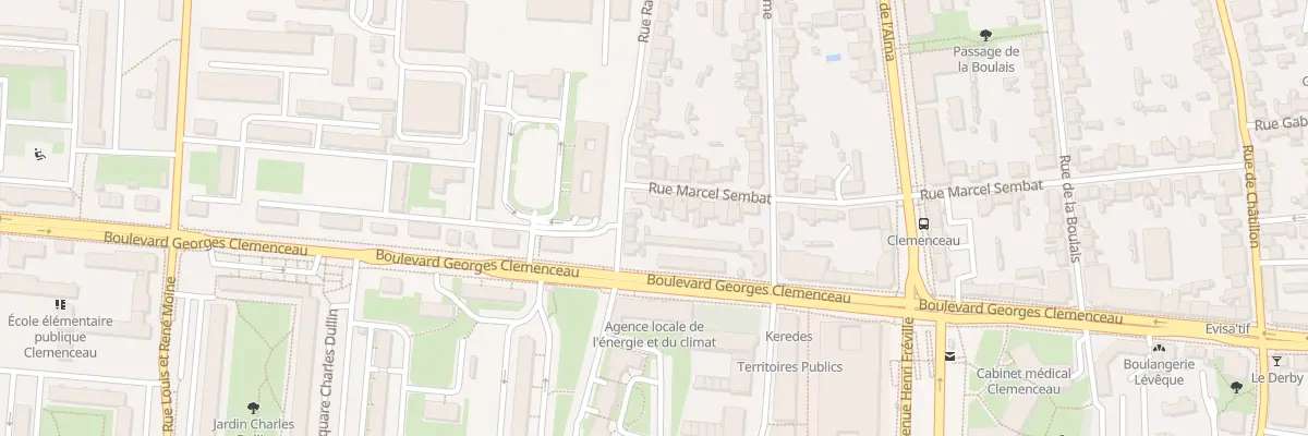 Plan du 4 Rue Marcel Sembat à Rennes
