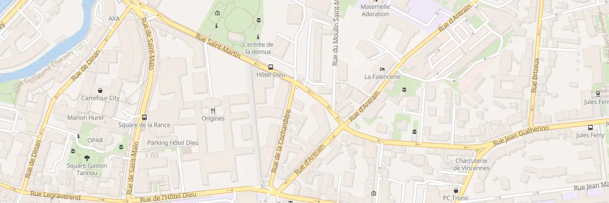 Plan du 10 Rue de la Cochardière à Rennes