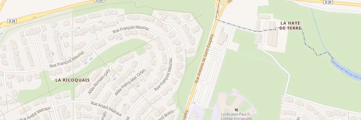 Plan du 31 Rue François Mauriac à Saint-Grégoire