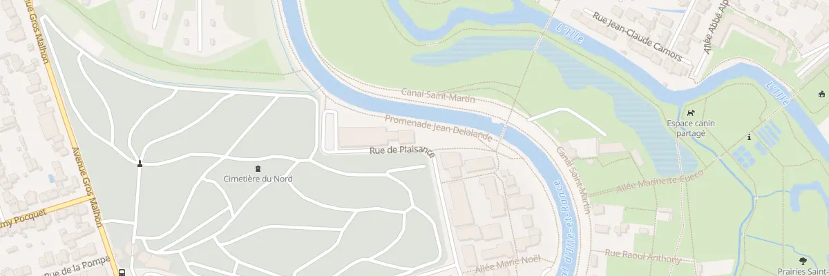 Plan du 82 Rue de Plaisance à Rennes