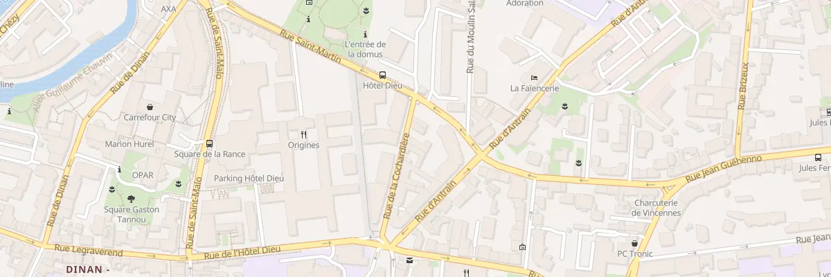 Plan du 8 Rue de la Cochardière à Rennes