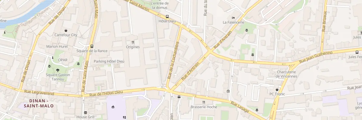 Plan du 4B Rue de la Cochardière à Rennes