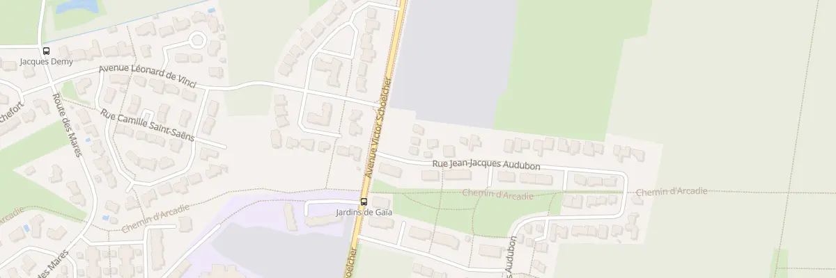 Plan du 2 Rue Jean-Jacques Audubon à Bouaye