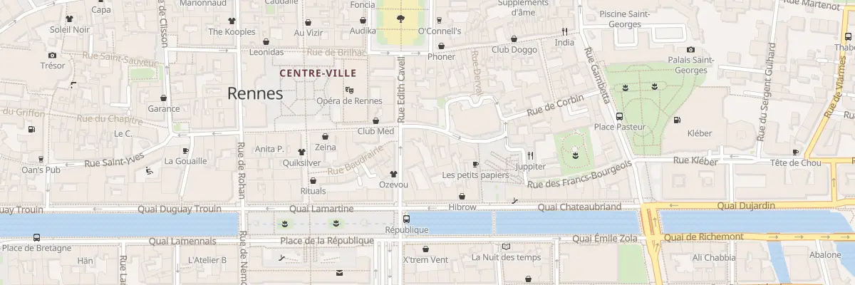 Plan du 4 Rue du Vau-St-Germain à Rennes