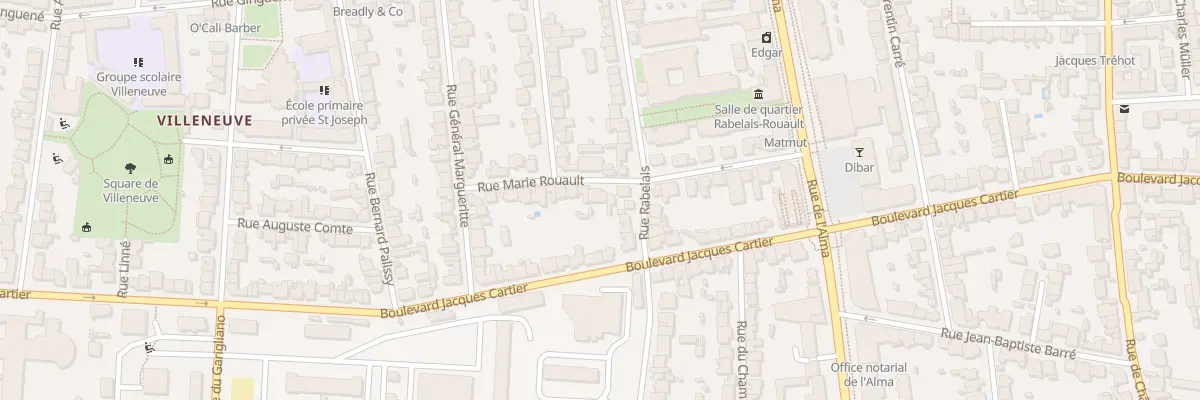 Plan du 18 Rue Marie Rouault à Rennes