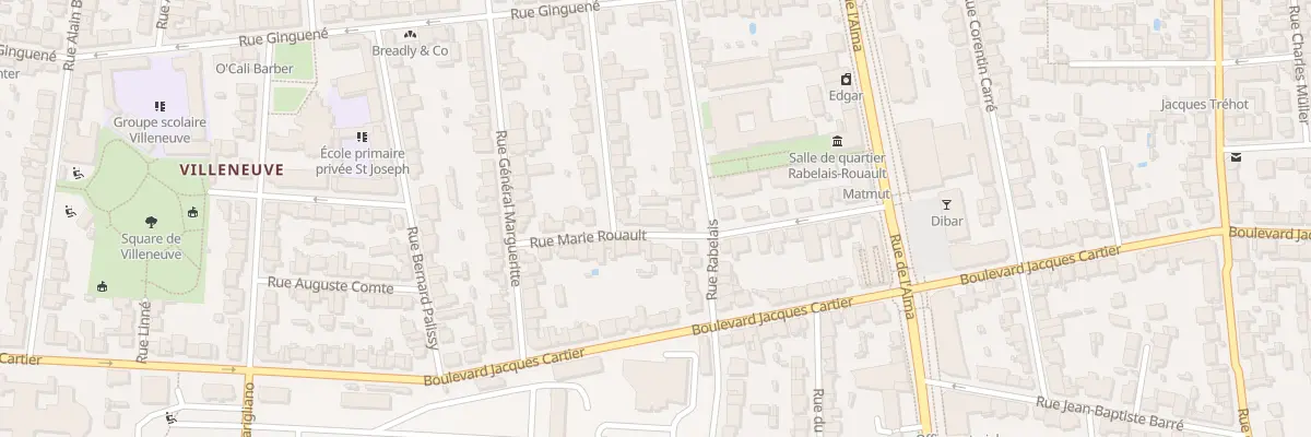 Plan du 7 Rue Marie Rouault à Rennes
