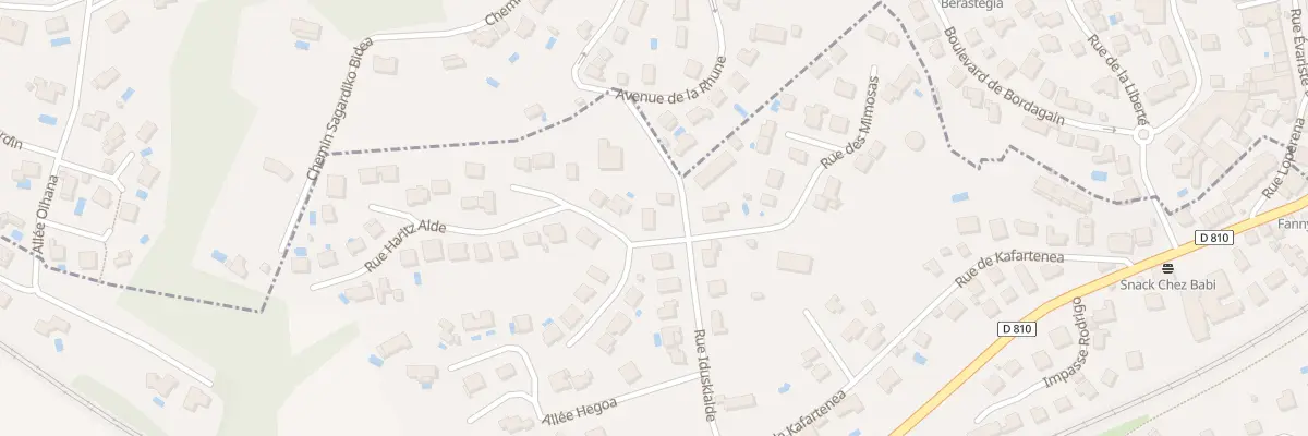 Plan du 15 Rue Iduski Alde à Urrugne