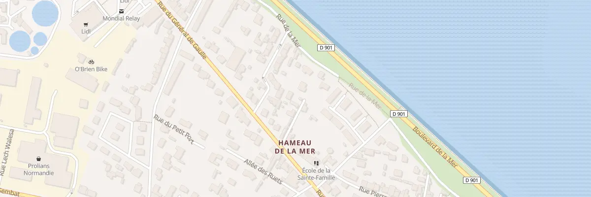 Plan du 76 Rue Gal de Gaulle Equeurdrevil à Cherbourg-en-Cotentin